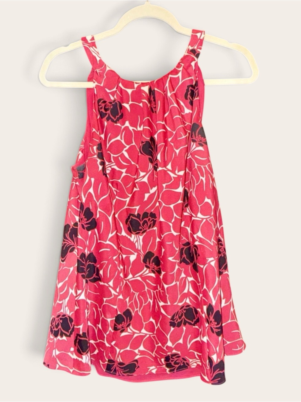 Ann Taylor Floral Sleeveless Tank Top/Blouse with Bold Floral Abstract Print - Picture 1 of 4